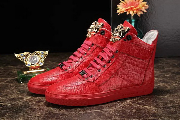 PhiliPP Plein High-Top Fashion Men Shoes--051